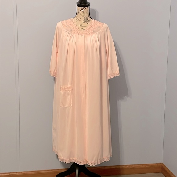 Retro 2 Piece Robe w/nightgown, EUC - Picture 1 of 8